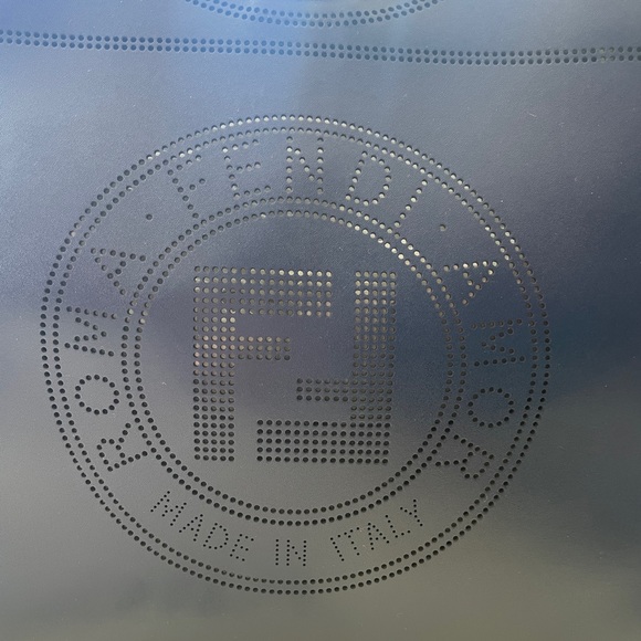 Fendi Navy Shopping Tote Bag - Picture 4 of 5